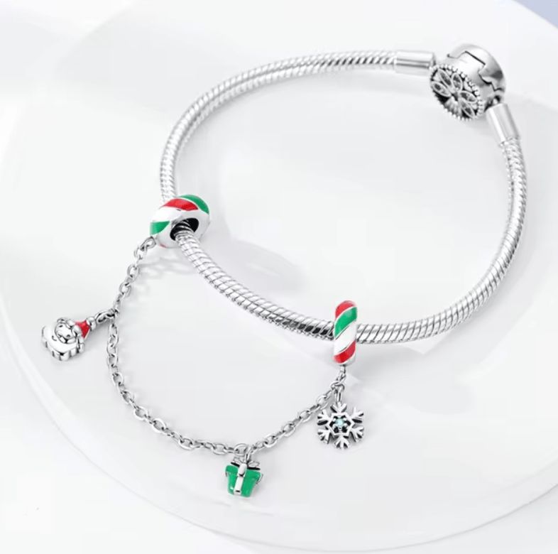 Pangama Jewelry Santa & Snowflake Christmas Chain