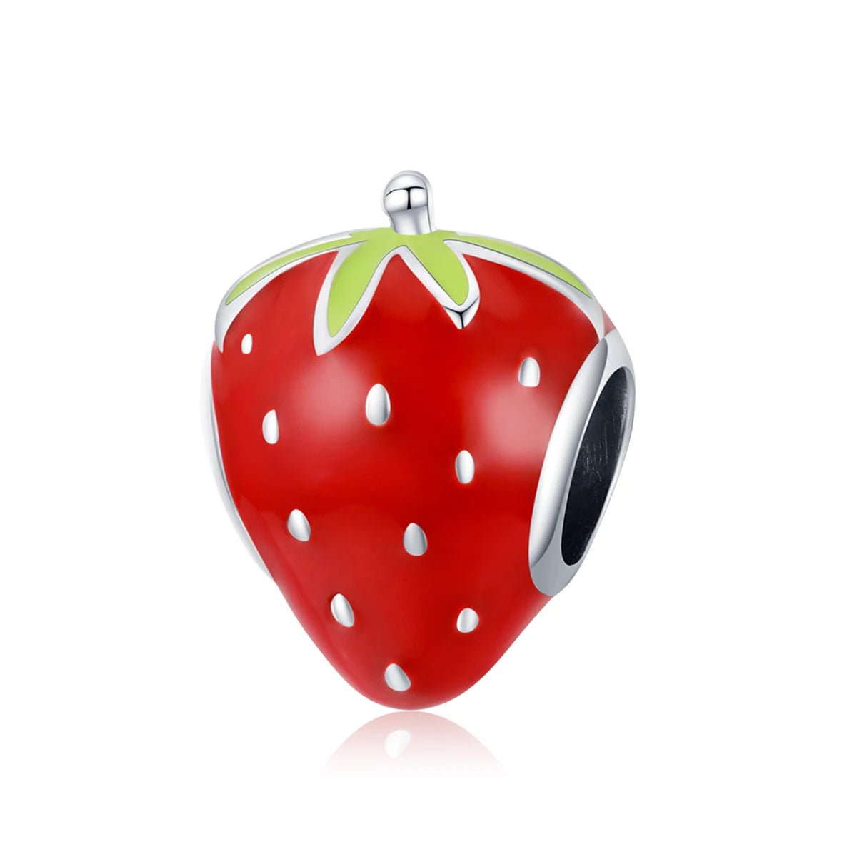 Pangama Jewelry Seeded Strawberry Fruit Charm