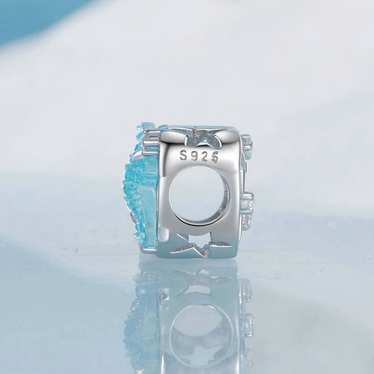 Pangama Jewelry Shimmering Starfish & Ocean Heart Charm