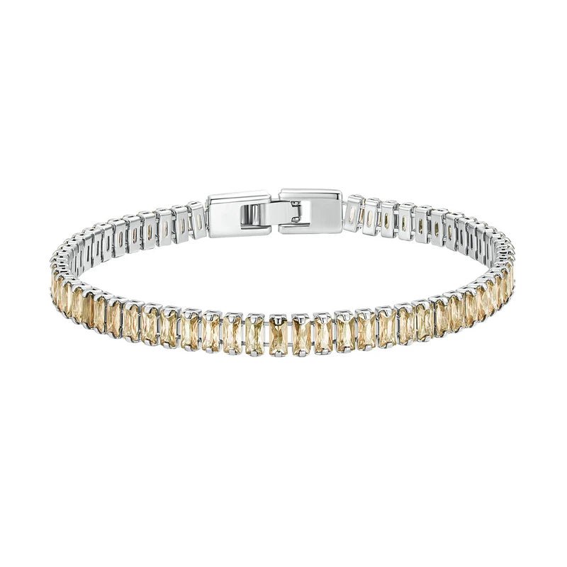 Pangama Jewelry Shining Crystal Tennis Bracelet