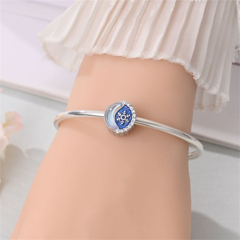 Pangama Jewelry Snowflake & Crescent Moon Winter Charm