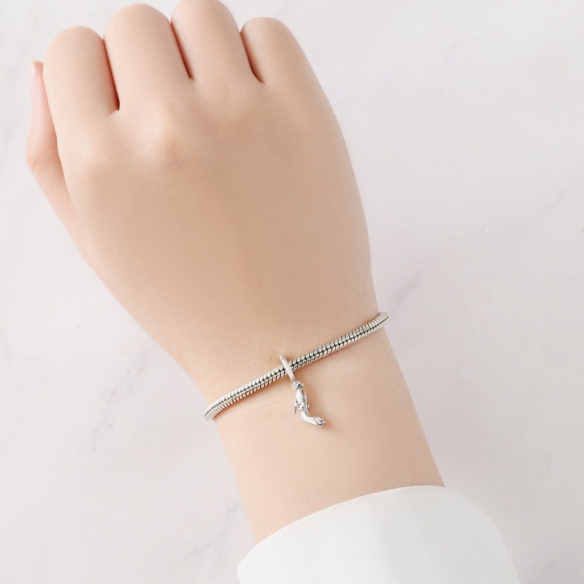 Pangama Jewelry Sparkling High Heel Shoe Charm