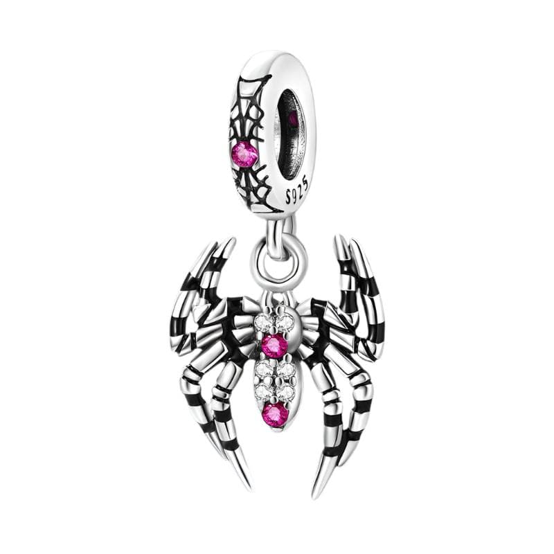 Pangama Jewelry Sparkling Spider Dangle Charm