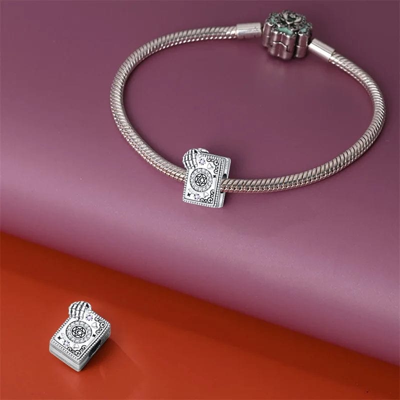 Pangama Jewelry Spooky Skeleton Secrets Book Charm