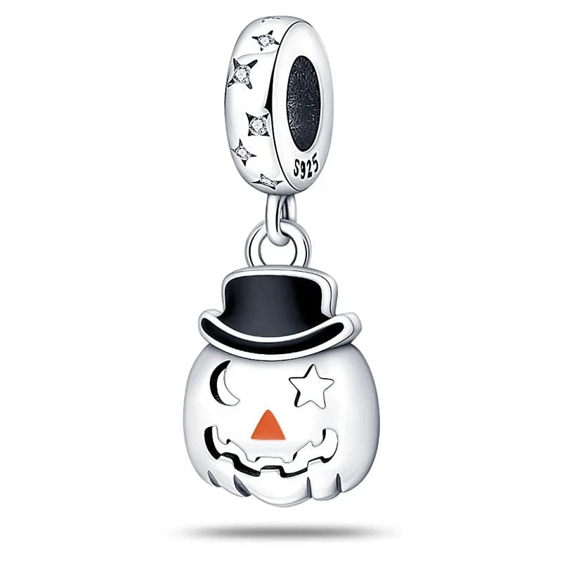 Pangama Jewelry Spooky Snowman Dangle Charm
