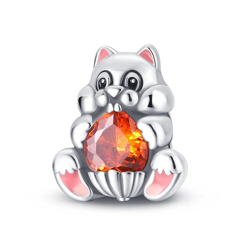 Pangama Jewelry Squirrel with Heart Charm