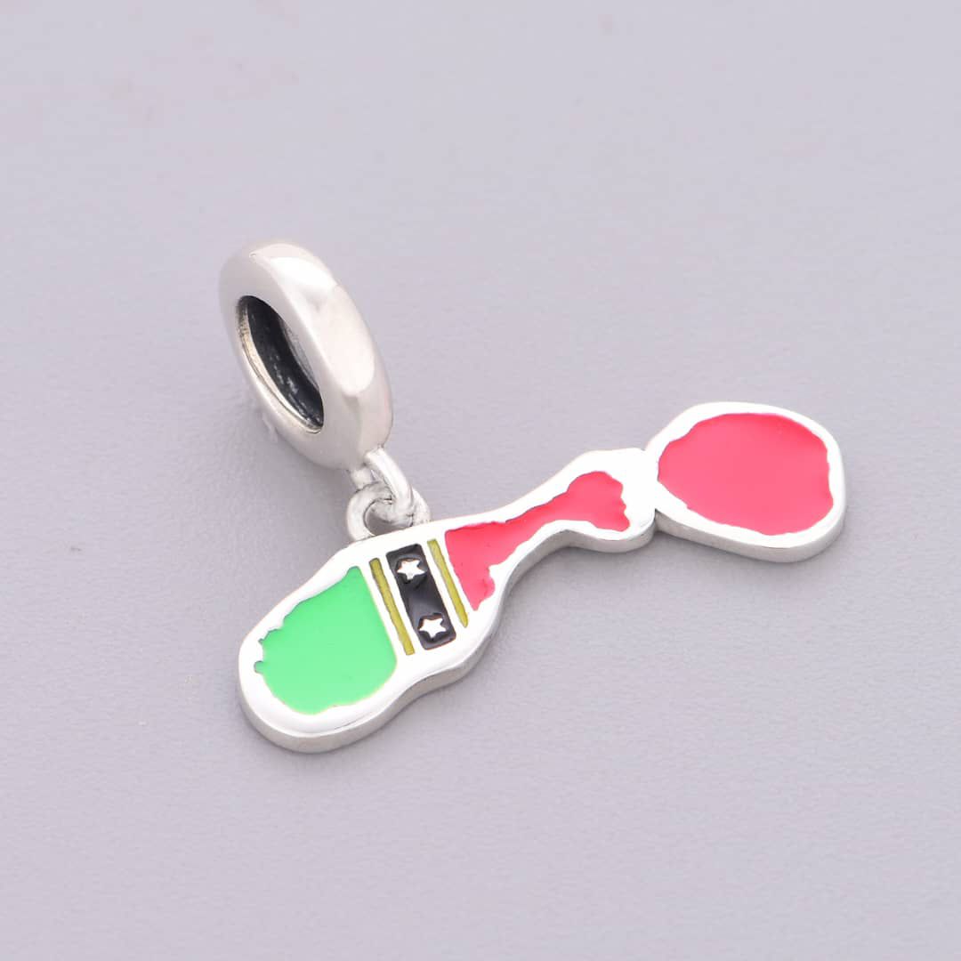 Pangama Jewelry St. Kitts and Nevis Map Dangle Charm