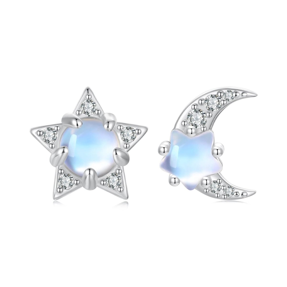 Pangama Jewelry Starlit Moonbeam Opal Stud Earrings