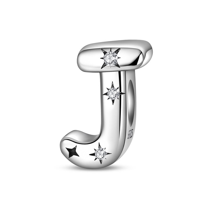 Pangama Jewelry Starry Letter A~Z Alphabet Charm