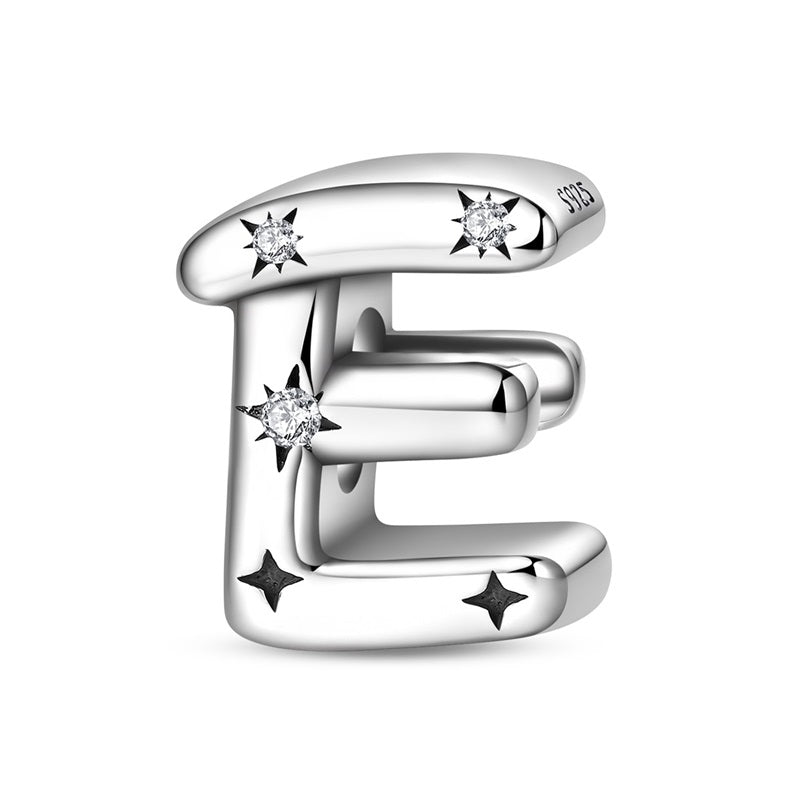 Pangama Jewelry Starry Letter A~Z Alphabet Charm