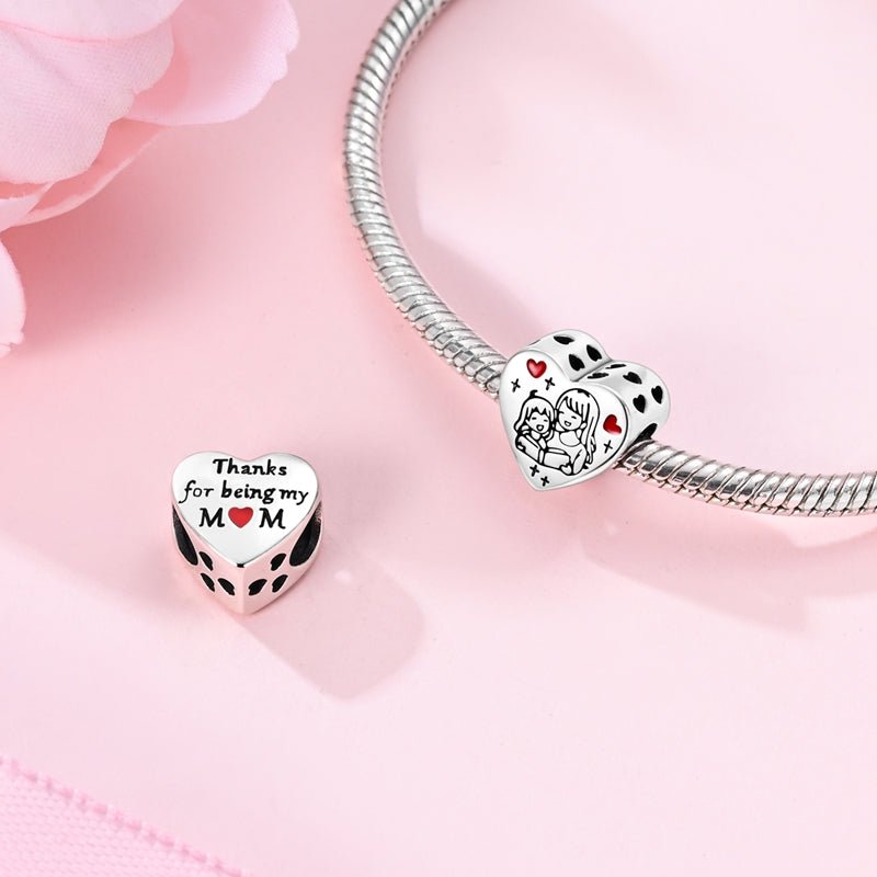 Pangama Jewelry Storytime Mother & Daughter Love Heart Charm