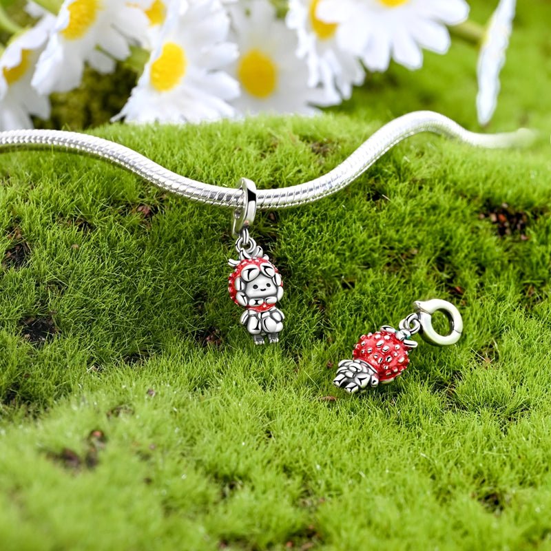 Pangama Jewelry Strawberry Costume Girl Dangle Charm