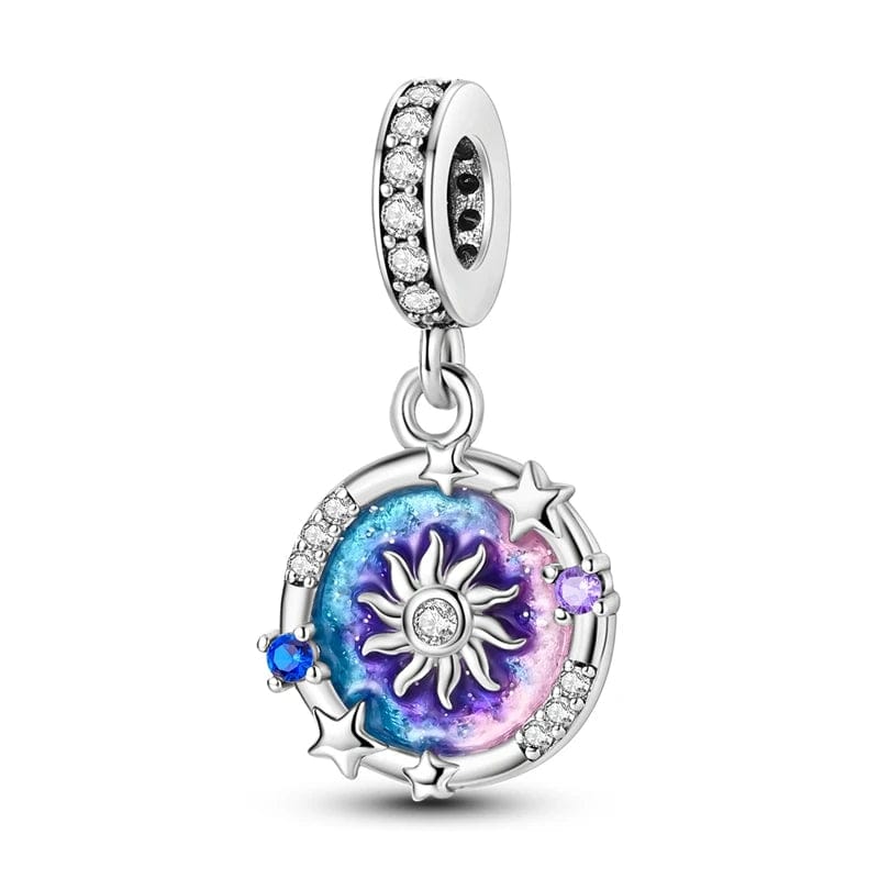 Pangama Jewelry Sun & Galaxy Dangle Charm