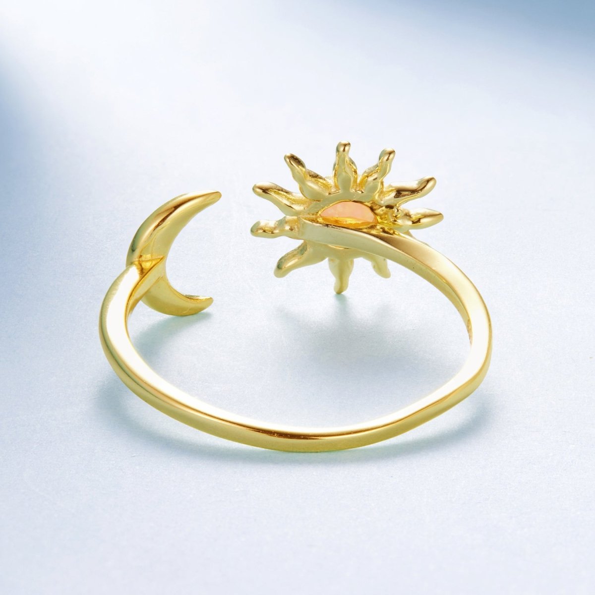 Pangama Jewelry Sun & Moon Harmony Adjustable Ring