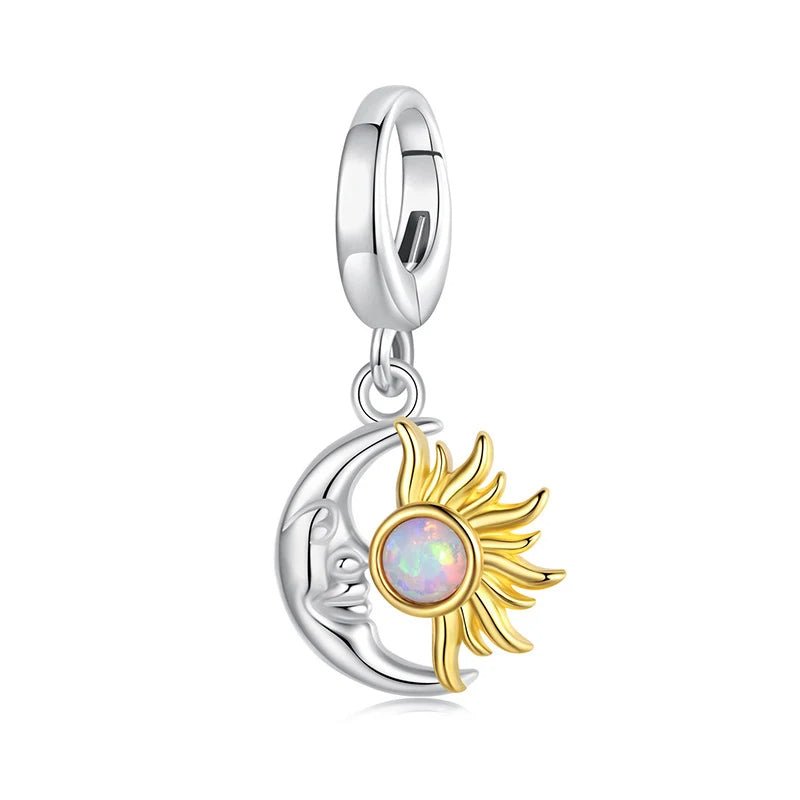 Pangama Jewelry Sun & Moon Harmony Dangle Charm