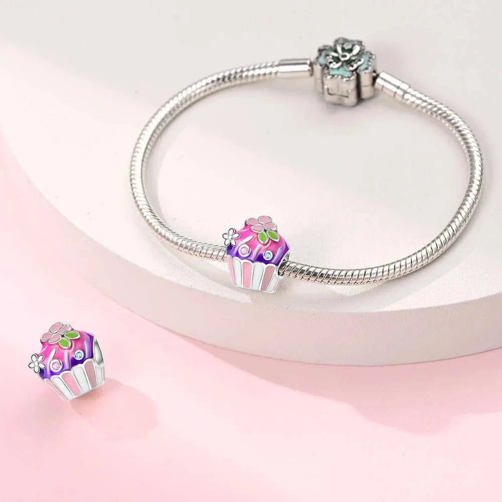 Pangama Jewelry Sweet Cupcake Charm