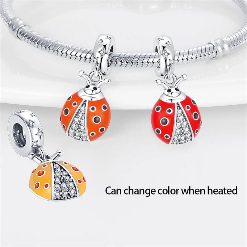 Pangama Jewelry Temperature Changing Color Ladybug Charm