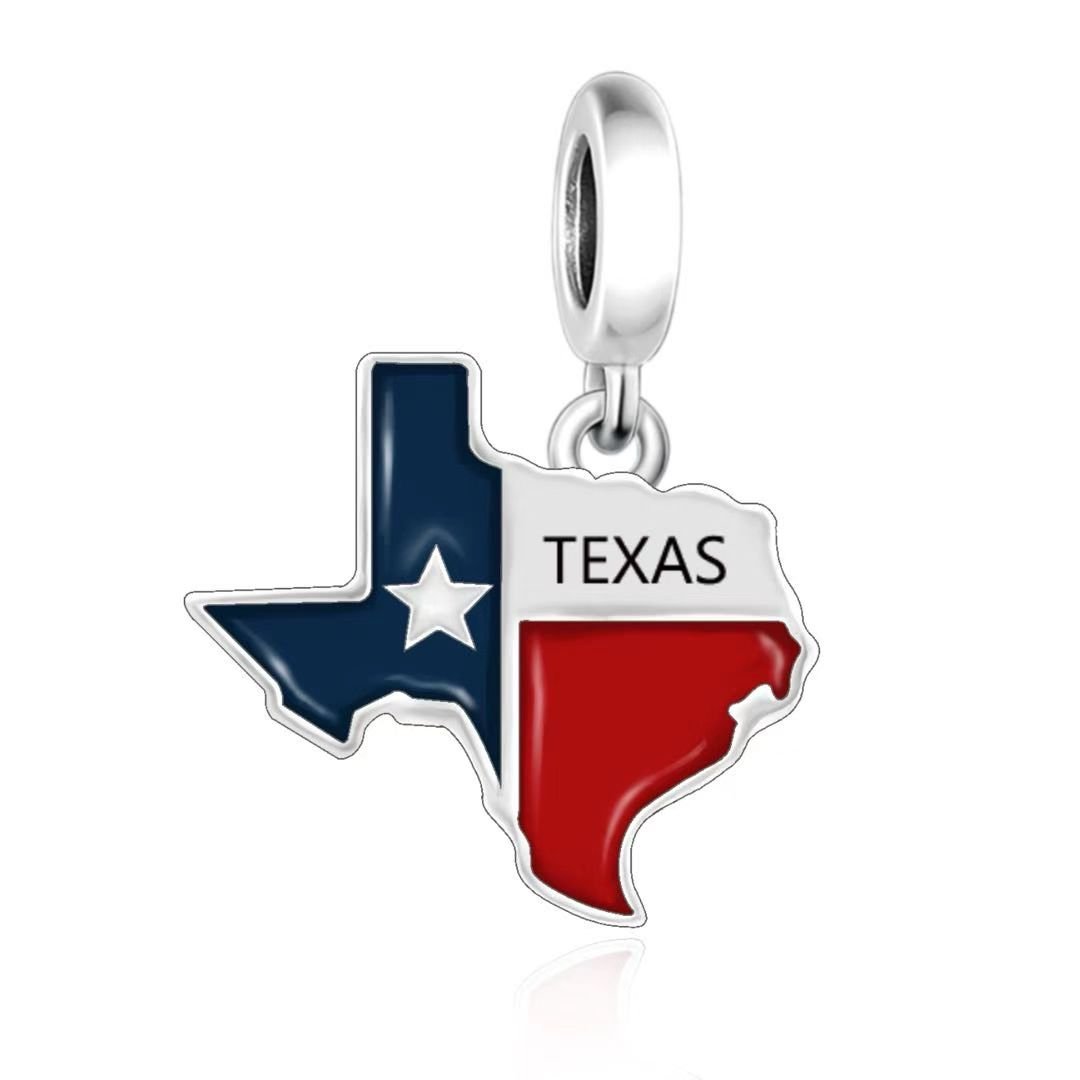 Pangama Jewelry Texas Map Dangle Charm
