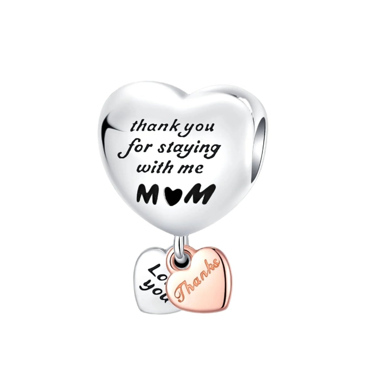 Pangama Jewelry Thank You Mum Heart Charm