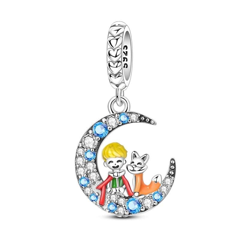 Pangama Jewelry The Little Prince & Fox Dangle Charm