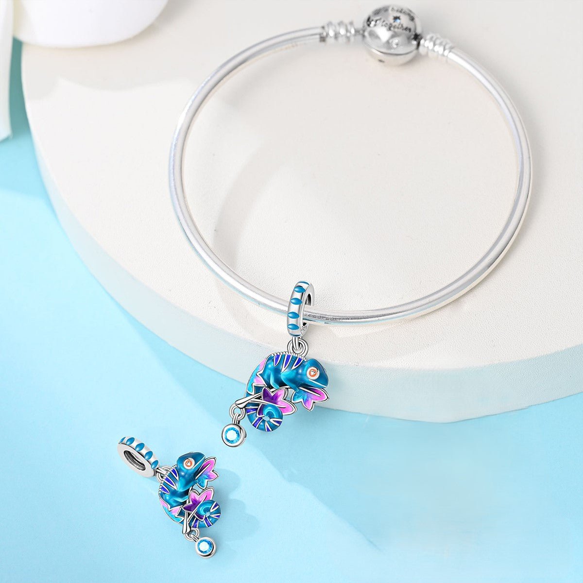 Pangama Jewelry Thermochromic Chameleon Dangle Charm