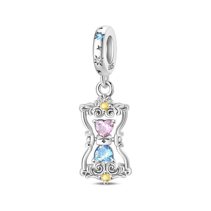 Pangama Jewelry Time of Dreams Hourglass Dangle Charm