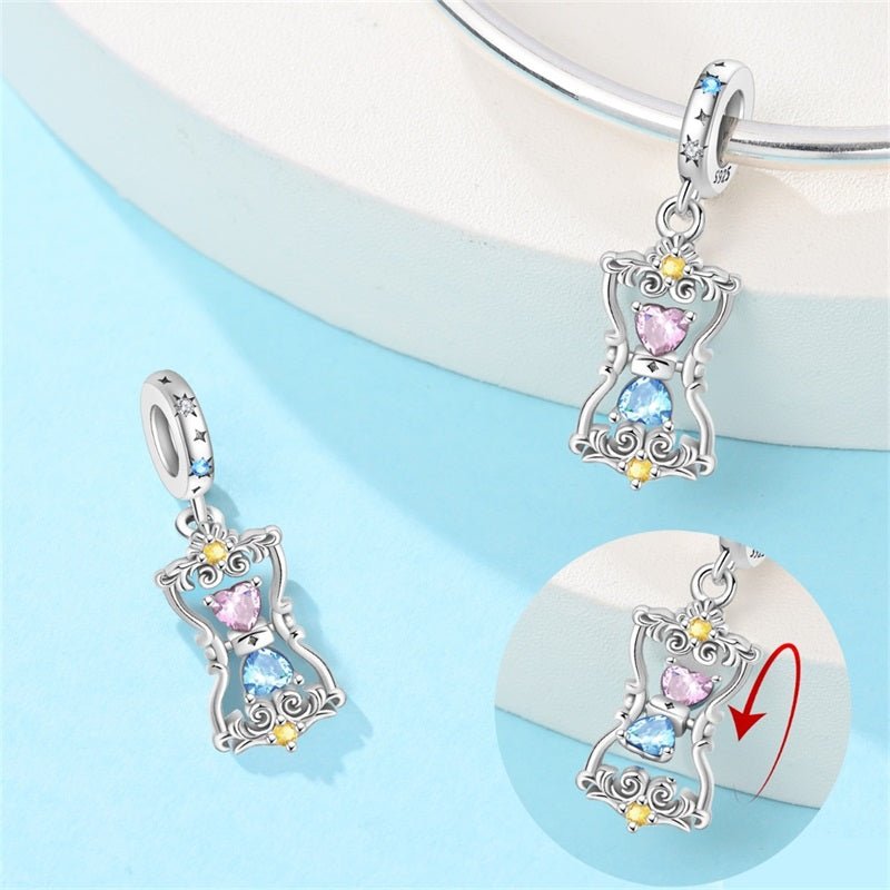 Pangama Jewelry Time of Dreams Hourglass Dangle Charm