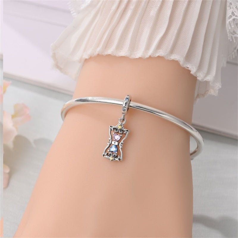Pangama Jewelry Time of Dreams Hourglass Dangle Charm