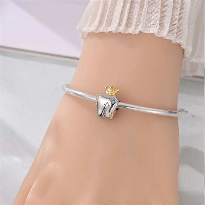 Pangama Jewelry Tooth with Crown Charm