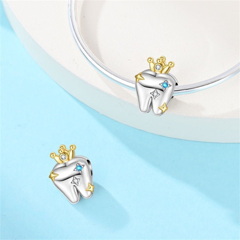 Pangama Jewelry Tooth with Crown Charm