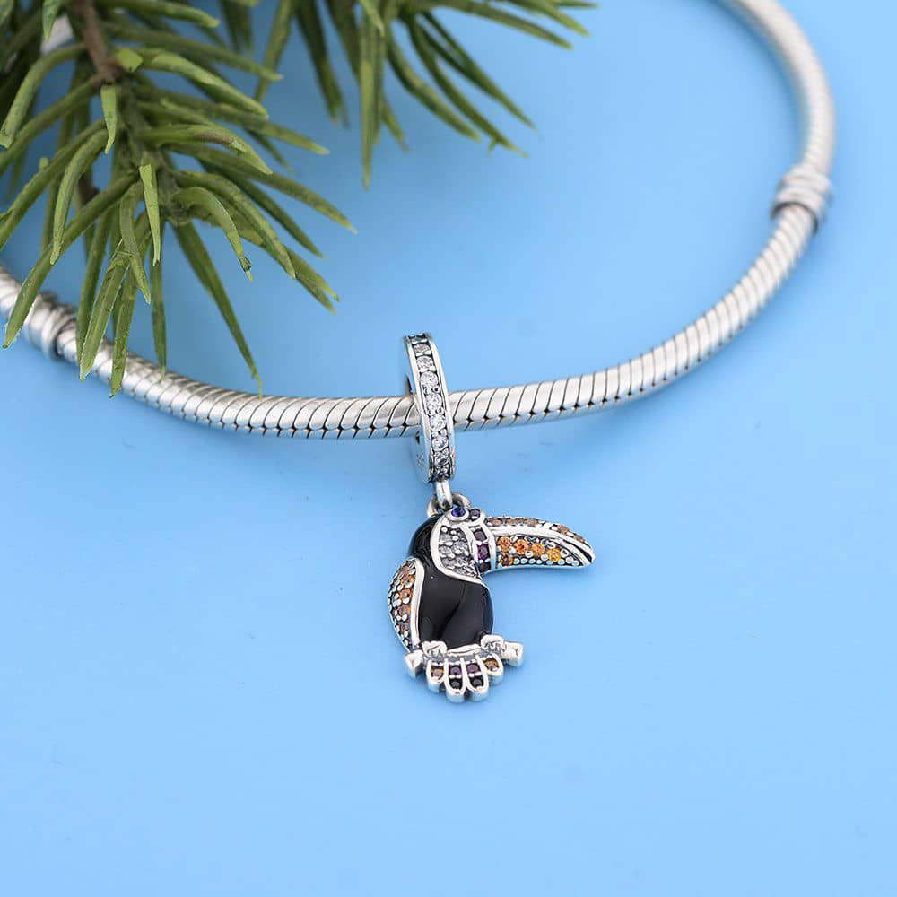 Pangama Jewelry Tropical Toucan Dangle Charm