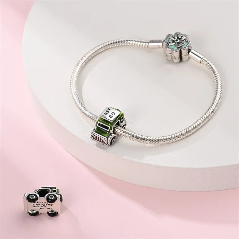 Pangama Jewelry Adventure On The Road Two - tone Car Charm