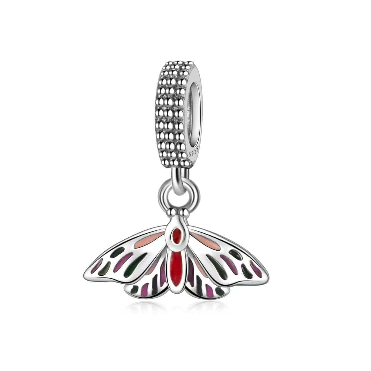 Pangama Jewelry Vibrant Butterfly Dangle Charm