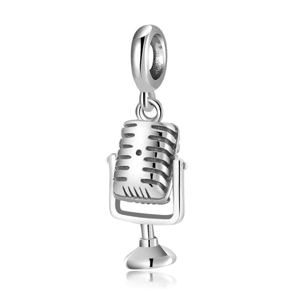 Pangama Jewelry Vintage Microphone Dangling Charm