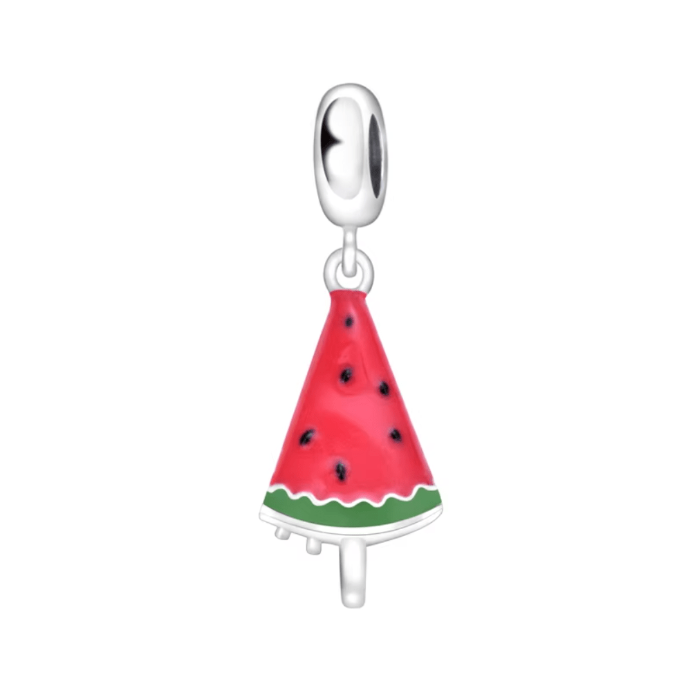 Pangama Jewelry Watermelon Slice Summer Ice Cream Dangle Charm