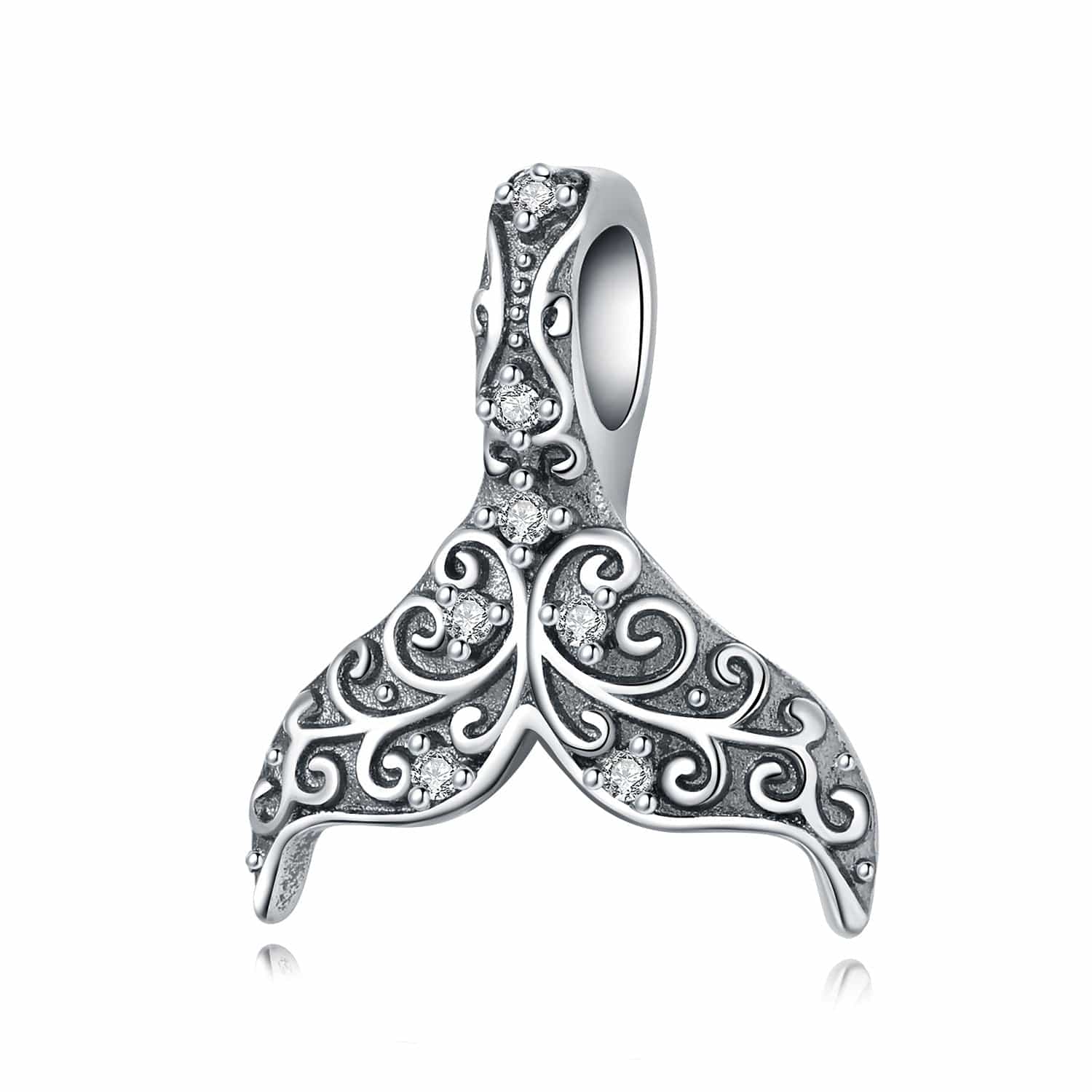 Pangama Jewelry Whale Tail Pendant Charm