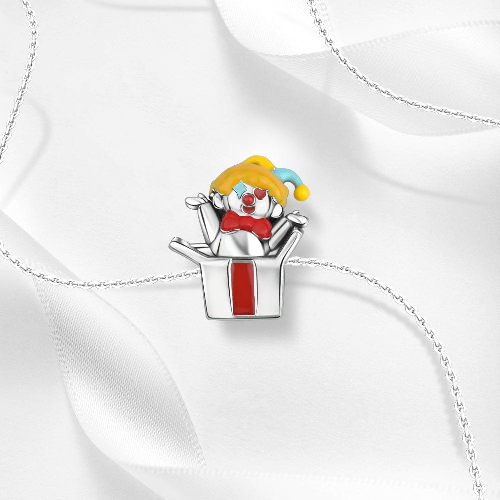 Pangama Jewelry Whimsical Jack - in - the - Box Charm with Colorful Accents