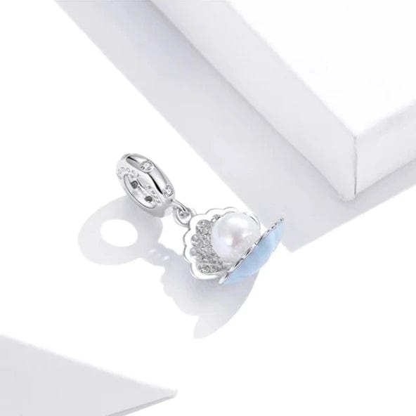 Pangama Jewelry Sparkling Shell Mini Dangle Charm