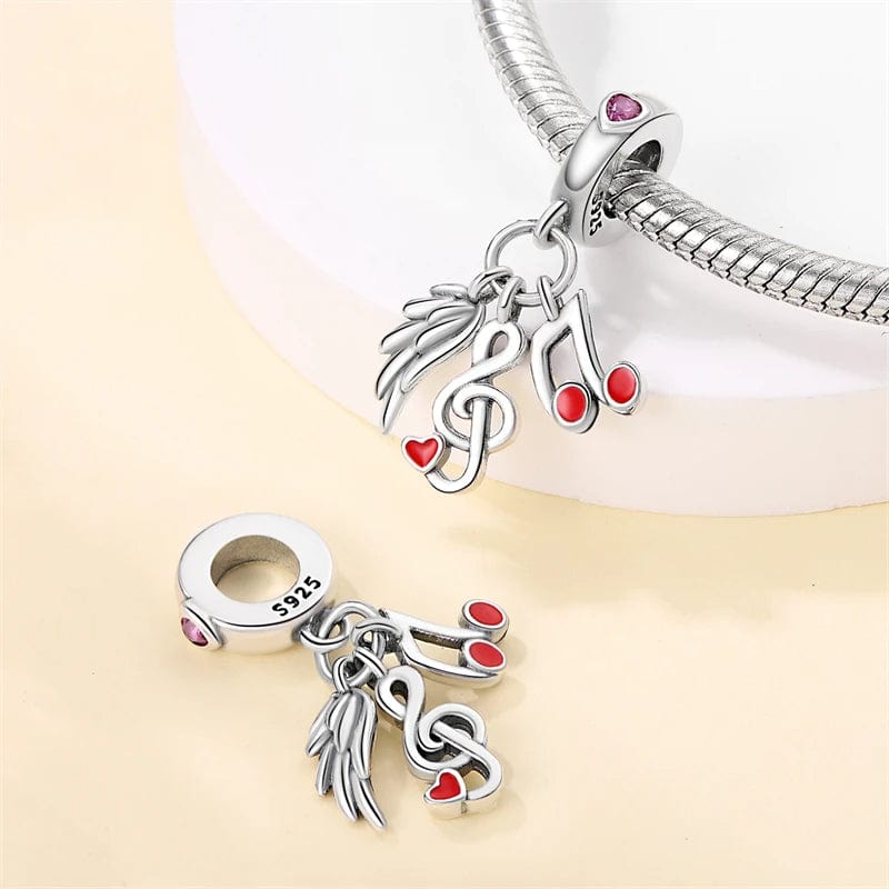 Pangama Jewelry Wing & Music Ringtone Charm
