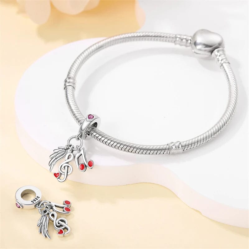 Pangama Jewelry Wing & Music Ringtone Charm