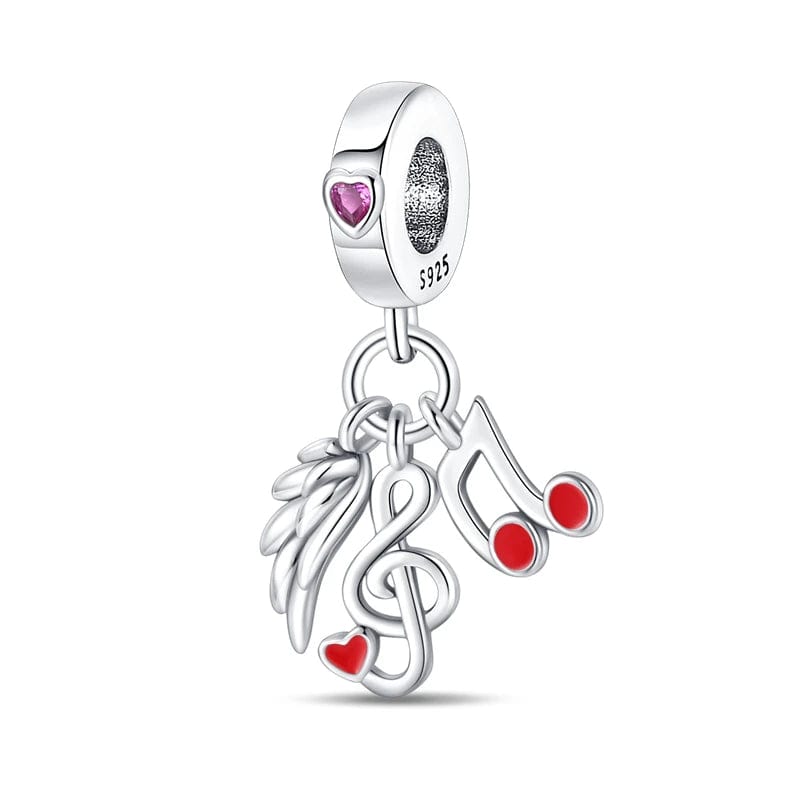 Pangama Jewelry Wing & Music Ringtone Charm