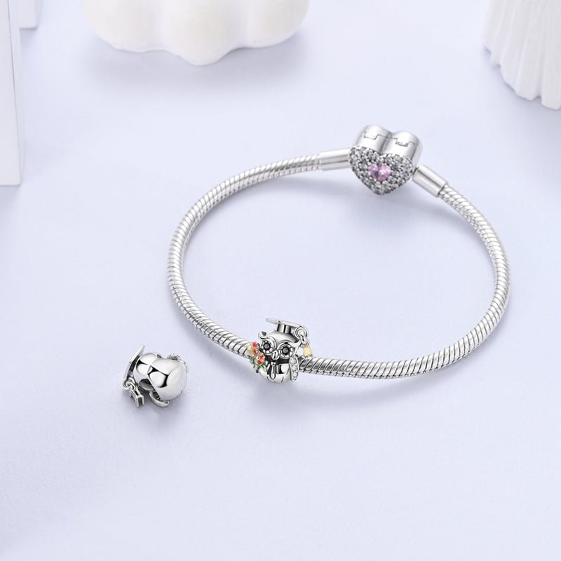 Pangama Jewelry Wise Owl Graduation Charm
