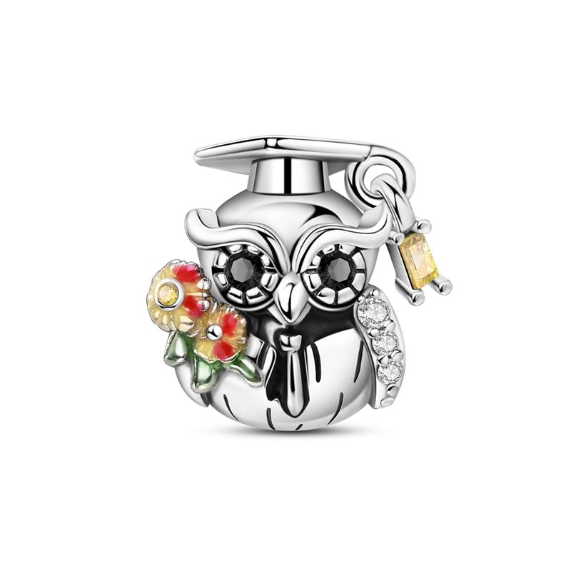 Pangama Jewelry Wise Owl Graduation Charm