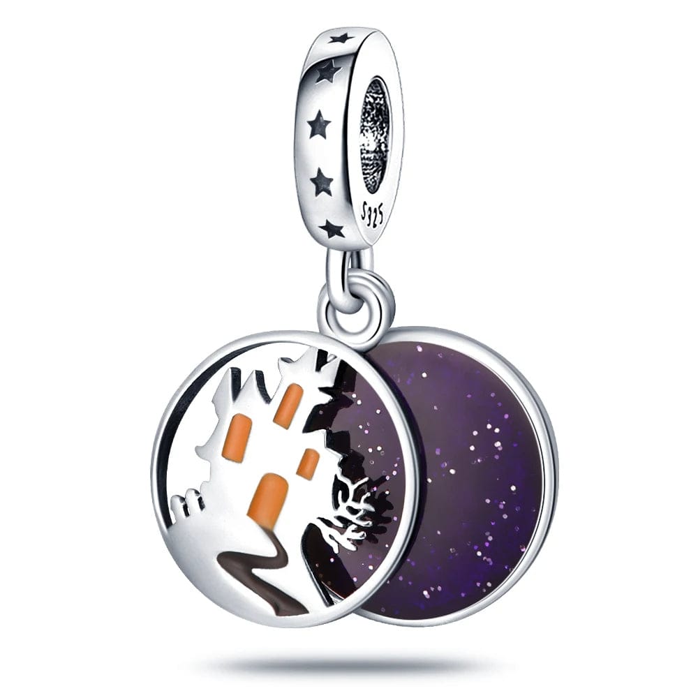 Pangama Jewelry Witch Scary House Dangle Charm