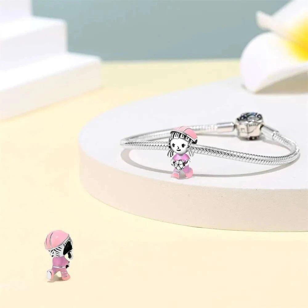 Pangama Jewelry Woman Football Charm