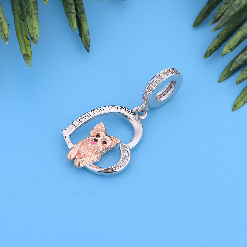 Pangama Jewelry Yorkshire Terrier Dog Charm