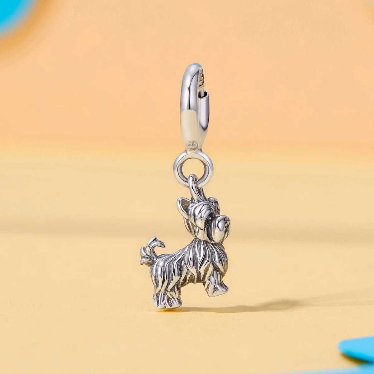 Pangama Jewelry Yorkshire Terrier Dog Dangle Charm