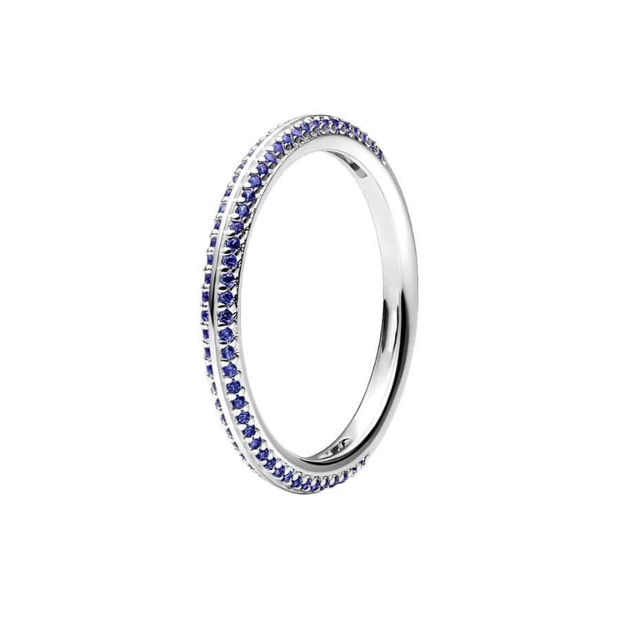 Blue Pavé Ring