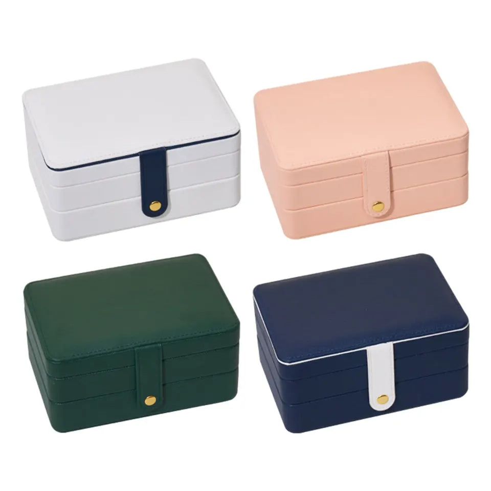 Luxurious Jewelry Storage Box with Multiple Compartments