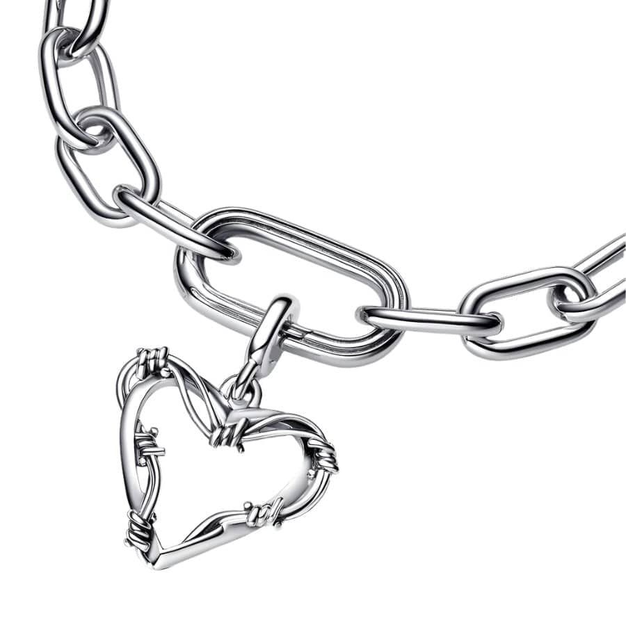 Wire Heart Medallion Charm